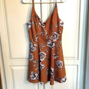 Crystal Doll dress, spaghetti, strapped floral, size 13